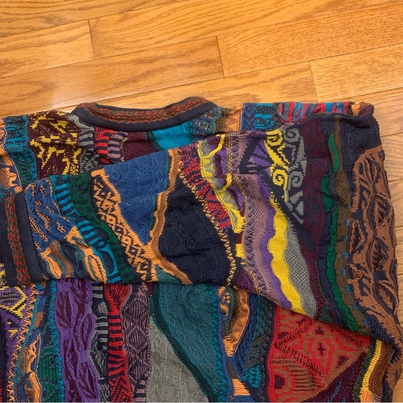 Vintage COOGI Authentic 90’s multi coloured sweater - mens large - Picture 6 of 7